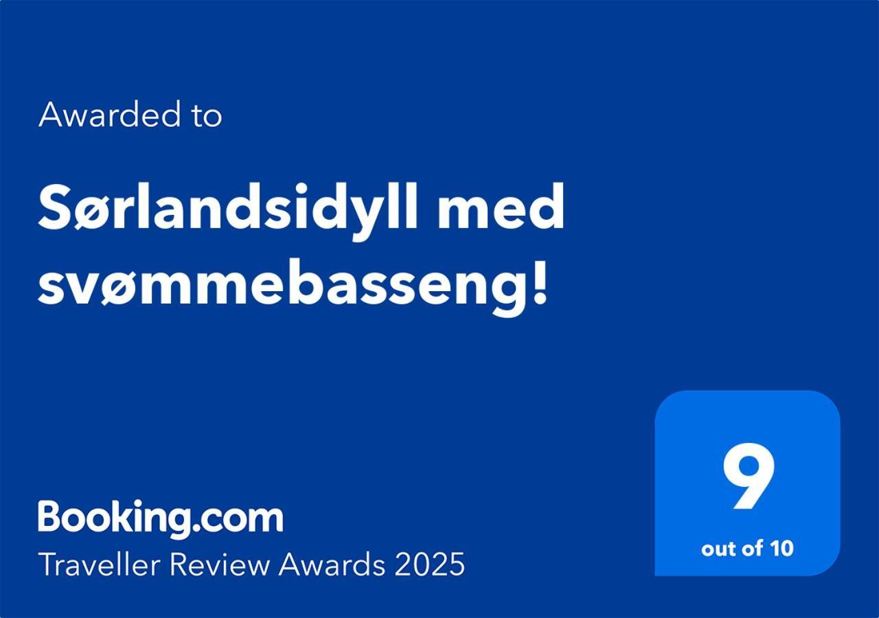 Sorlandsidyll Med Svommebasseng! Lejlighed Kristiansand Eksteriør billede